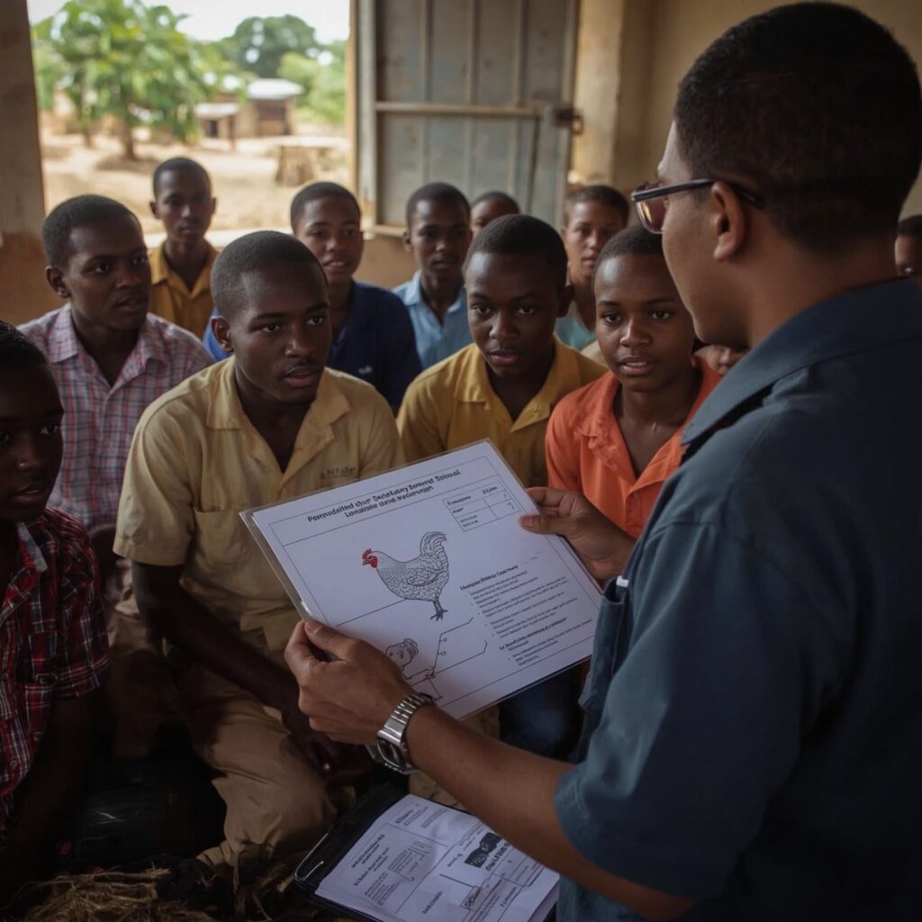 lucid realism training session in a farm school in africa a gr 2